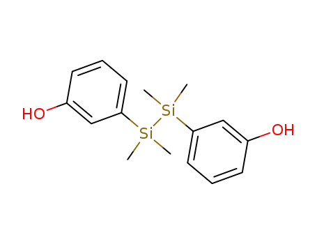 Molecular Structure of 920978-35-4 (Phenol, 3,3'-(1,1,2,2-tetramethyl-1,2-disilanediyl)bis-)