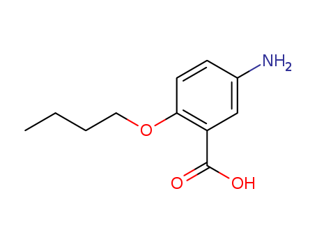 13737-90-1,5-amino-2-butoxybenzoic acid,