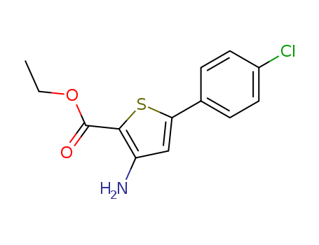 2-Thiophenecarboxylicacid, 3-amino-5-(4-chlorophenyl)-, ethyl ester