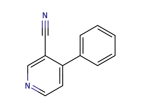Molecular Structure of 39065-51-5 (4-phenylnicotinonitrile)