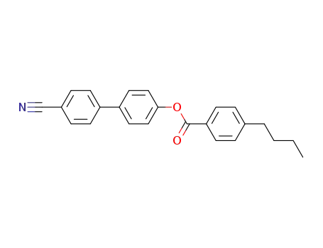 Molecular Structure of 62622-28-0 (4-Butylbenzoic acid 4'-cyano[1,1'-biphenyl]-4-yl ester)