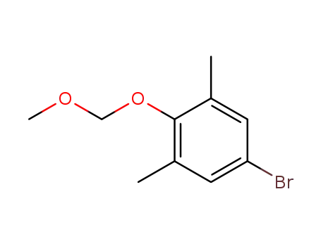 Molecular Structure of 70654-69-2 (5-Bromo-2-(methoxymethoxy)-1,3-dimethylbenzene)