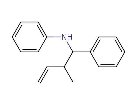Molecular Structure of 80188-13-2 (Benzenemethanamine, a-(1-methyl-2-propenyl)-N-phenyl-)