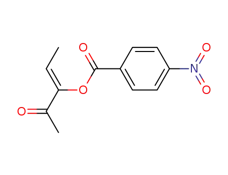 Molecular Structure of 179804-03-6 ((Z)-3-(p-nitrobenzoyloxy)-3-penten-2-one)