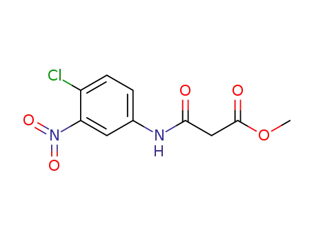 Molecular Structure of 852312-59-5 (<i>N</i>-(4-chloro-3-nitro-phenyl)-malonamic acid methyl ester)