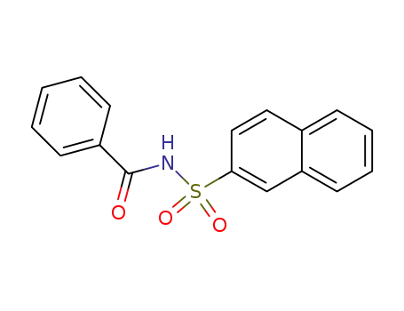 Molecular Structure of 109093-34-7 (N-(naphthalen-2-ylsulfonyl)benzamide)
