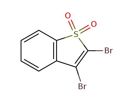 Molecular Structure of 19163-38-3 (2,3-dibromo-1-benzothiophene 1,1-dioxide)
