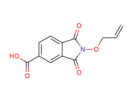 Molecular Structure of 863990-92-5 (2-(allyloxy)-1,3-dioxoisoindoline-5-carboxylic acid)