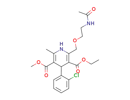 3,5-Pyridinedicarboxylic acid,
2-[[2-(acetylamino)ethoxy]methyl]-4-(2-chlorophenyl)-1,4-dihydro-6-meth
yl-, 3-ethyl 5-methyl ester