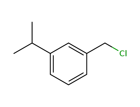 Molecular Structure of 74705-35-4 (1-(chloroMethyl)-3-isopropylbenzene)