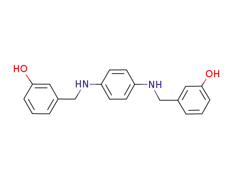 Molecular Structure of 179471-47-7 (Phenol, 3,3'-[1,4-phenylenebis(iminomethylene)]bis-)