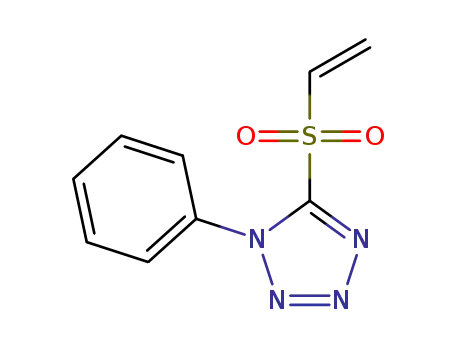 Molecular Structure of 1154397-00-8 (1-phenyl-5-(vinylsulfonyl)-1H-tetrazole)