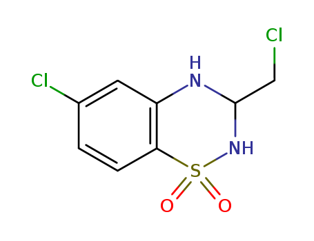 1,1-DIOXIDE-6-CHLORO-3-(CHLOROMETHYL)-3,4-DIHYDRO-2H-1,2,4-BENZOTHIADIAZINE