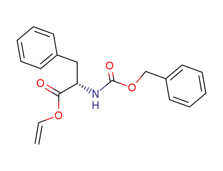 Molecular Structure of 64187-42-4 (N-CARBOBENZOXY-L-PHENYLALANINE VINYL ESTER)