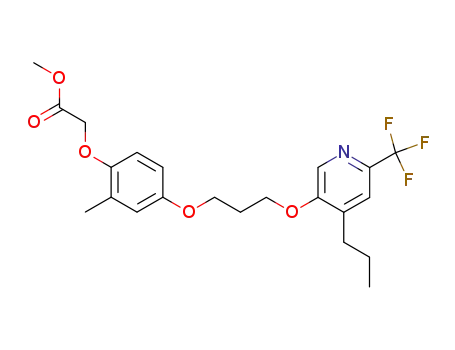 {2-methyl-4-[3-(4-propyl-6-trifluoromethyl-pyridin-3-yloxy)-propoxy]-phenoxy}-acetic acid methyl ester