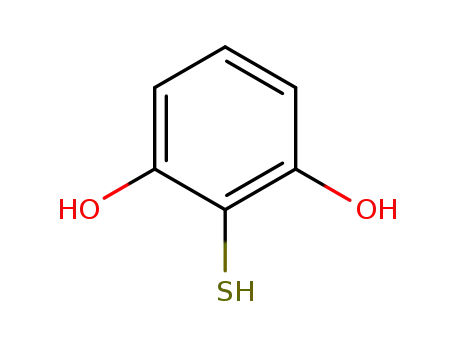 Molecular Structure of 2103-60-8 (1,3-Benzenediol, 2-mercapto-)
