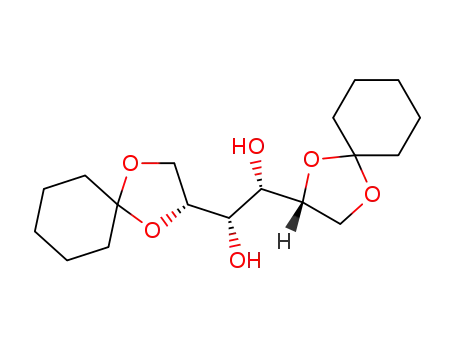 Molecular Structure of 76779-67-4 (1,2:5,6-DI-O-CYCLOHEXYLIDENE-D-MANNITOL)