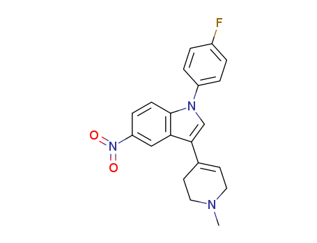 106515-92-8,1-(4-fluorophenyl)-3-(1-methyl-1,2,3,6-tetrahydropyridin-4-yl)-5-nitro-1H-indole,