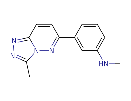 Benzenamine,N-methyl-3-(3-methyl-1,2,4-triazolo[4,3-b]pyridazin-6-yl)-