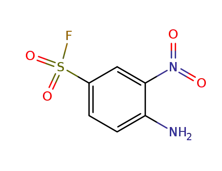 Molecular Structure of 367-87-3 (4-amino-3-nitrobenzenesulfonyl fluoride)