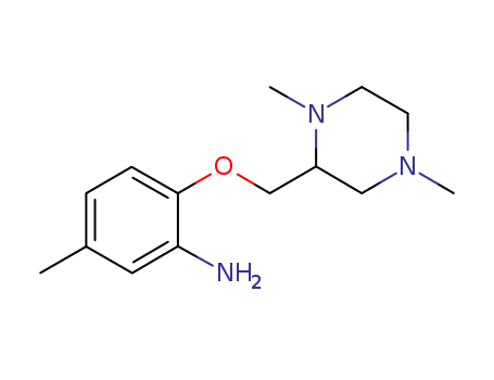 2-(1,4-dimethyl-piperazin-2-ylmethoxy)-5-methyl-phenylamine