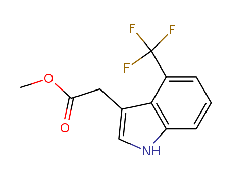 1H-Indole-3-acetic acid, 4-(trifluoromethyl)-, methyl ester