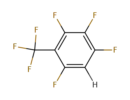 Molecular Structure of 5360-82-7 (1,2,3,5-TETRAFLUORO-4-TRIFLUOROMETHYL-BENZENE)