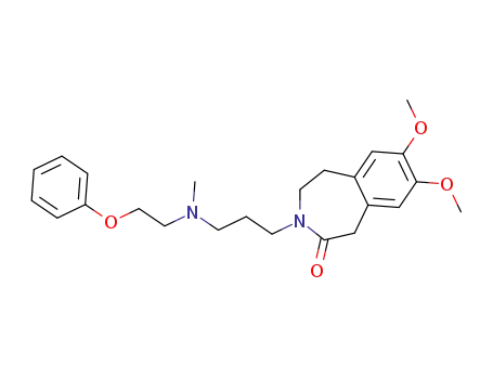N-[3-(7,8-Dimethoxy-1,3,4,5-tetrahydro-2H-3-benzazepin-2-on-3-yl)-propyl]-N-(2-phenyloxyethyl)-methylamine