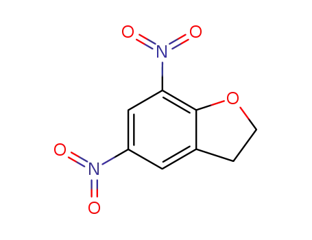 Molecular Structure of 84944-77-4 (2,3-Dihydro-5,7-dinitrobenzofuran)