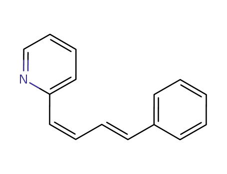Molecular Structure of 4625-23-4 (Pyridine, 2-[(1Z,3E)-4-phenyl-1,3-butadienyl]-)