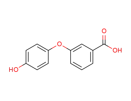 Molecular Structure of 35065-12-4 (4'-Hydroxy-m-phenoxy benzoic acid)