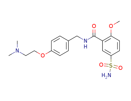 122892-35-7,N-{4-[2-(dimethylamino)ethoxy]benzyl}-2-methoxy-5-sulfamoylbenzamide,