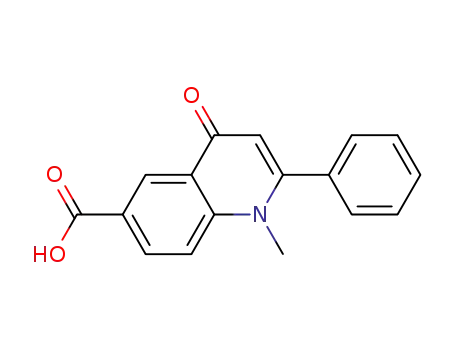 1-Methyl-4-oxo-2-phenyl-1,4-dihydroquinoline-6-carboxylic acid