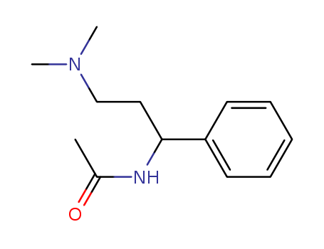 Molecular Structure of 14611-93-9 (Acetamide, N-[3-(dimethylamino)-1-phenylpropyl]-)