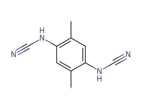 Molecular Structure of 98515-30-1 (N,N'-(2,5-Dimethyl-1,4-phenylene)bis(cyanamide))