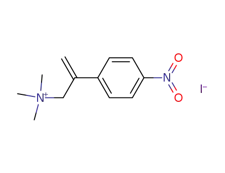 N,N,N-Trimethyl-2-(4-nitrophenyl)prop-2-en-1-aminium iodide