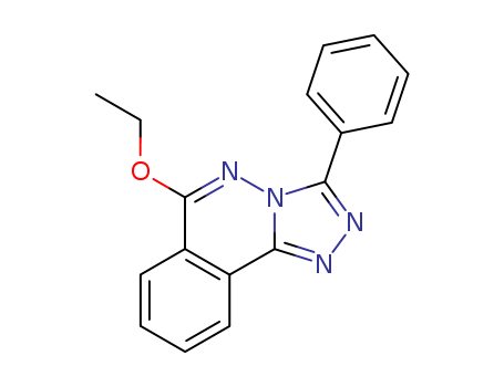 87540-40-7,1,2,4-Triazolo(3,4-a)phthalazine, 6-ethoxy-3-phenyl-,