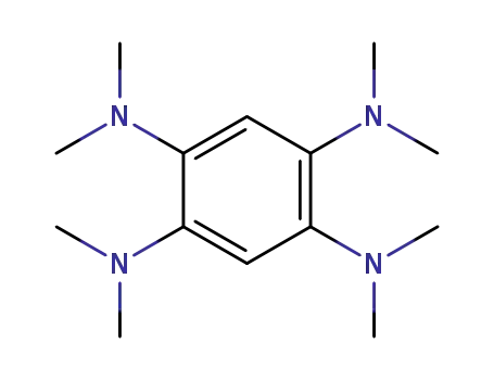 Molecular Structure of 104779-70-6 (1,2,4,5-Benzenetetramine, N,N,N',N',N'',N'',N''',N'''-octamethyl-)