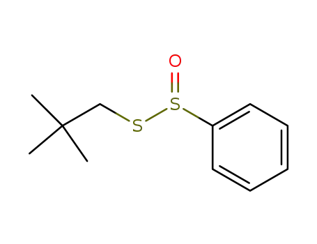 Molecular Structure of 80319-00-2 (Benzenesulfinothioic acid, S-(2,2-dimethylpropyl) ester)