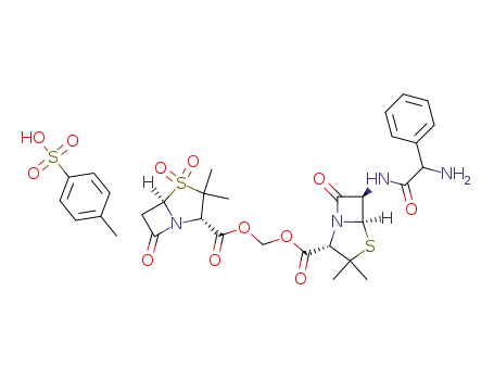 Molecular Structure of 83105-70-8 (Sultamicillin tosilate)