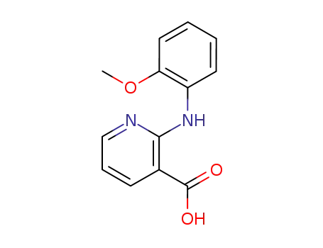 Molecular Structure of 114501-02-9 (2-[(2-METHOXYPHENYL)AMINO]NICOTINIC ACID)