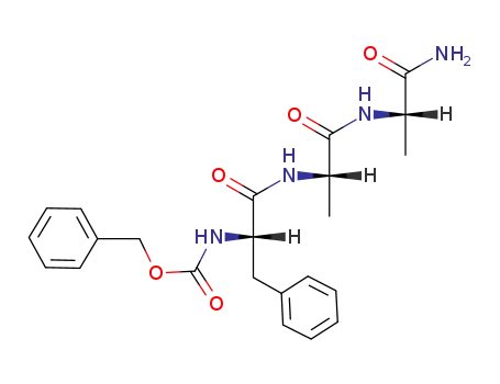 Molecular Structure of 99940-50-8 (L-Alaninamide, N-[(phenylmethoxy)carbonyl]-L-phenylalanyl-L-alanyl-)