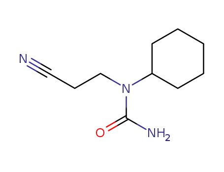 Molecular Structure of 881-48-1 (1-(2-cyanoethyl)-1-cyclohexylurea)