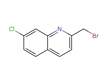 Molecular Structure of 115104-25-1 (2-(BROMOMETHYL)-7-CHLOROQUINOLINE)