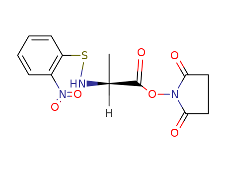 Benzenesulfenamide, N-[2-[(2,5-dioxo-1-pyrrolidinyl)oxy]-1-methyl-2-oxoethyl]-2-nitro-, (S)-