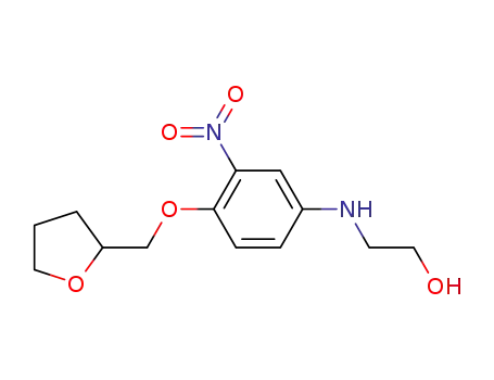 Ethanol, 2-[[3-nitro-4-[(tetrahydro-2-furanyl)methoxy]phenyl]amino]-