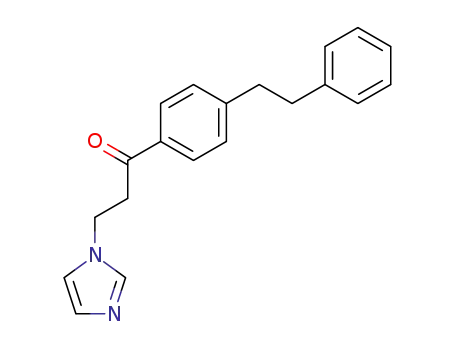 Molecular Structure of 73931-85-8 (1-Propanone, 3-(1H-imidazol-1-yl)-1-(4-(2-phenylethyl)phenyl)-)