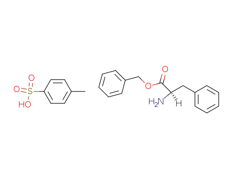 Molecular Structure of 28607-46-7 (H-D-PHE-OBZL P-TOSYLATE)