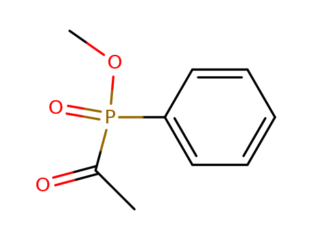 Phosphinic acid, acetylphenyl-, methyl ester