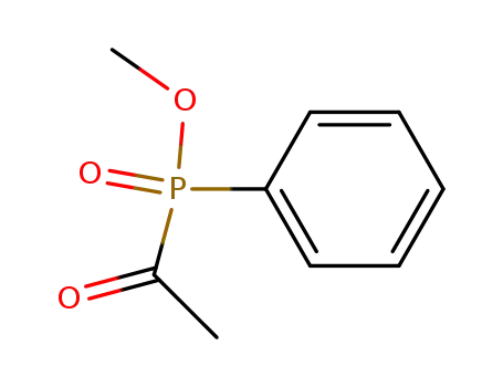 Phosphinic acid, acetylphenyl-, methyl ester